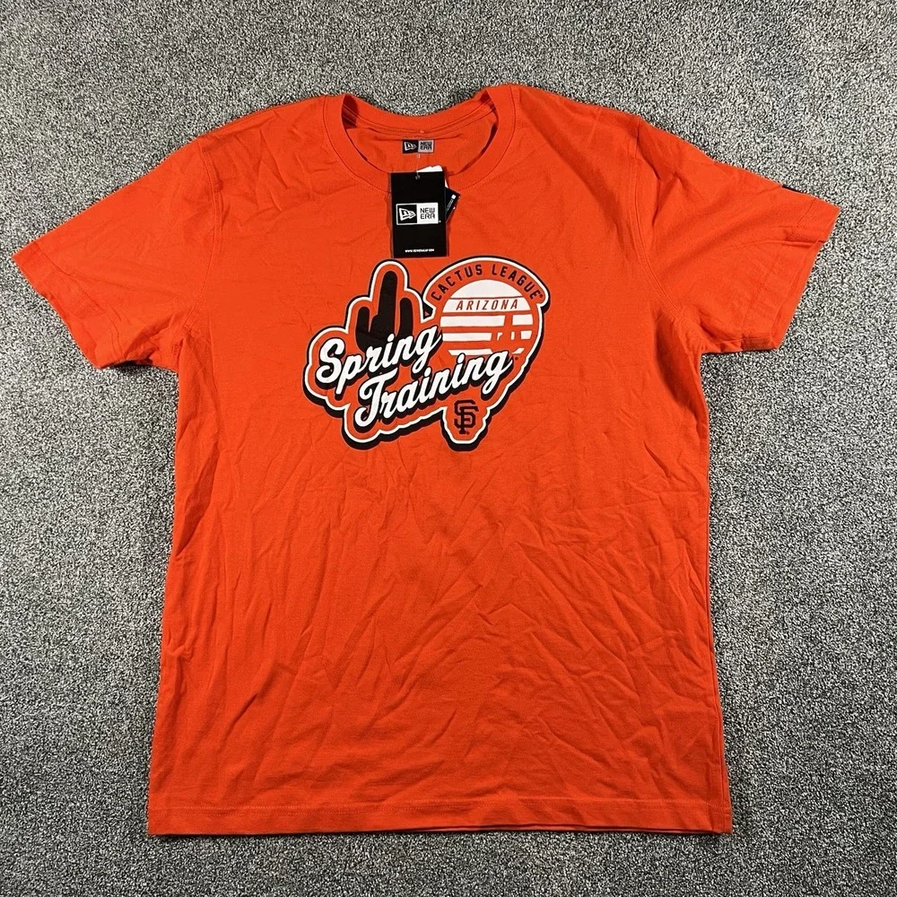 New Era SF Giants Spring Training Cactus League T-Shirt NWT Men's Large